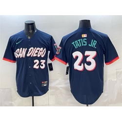 Men San Diego Padres  Fernando Tatis Jr  Obsidian 2026 City Connect Limited Stitched Baseball Jersey