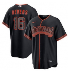 Men San Francisco Giants 16 Rafael Devers Black Cool Base Stitched Baseball Jersey Men San Francisco Giants 16 Rafael Devers Black Cool Base Stitched Baseball Jersey