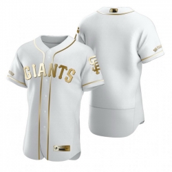 San Francisco Giants Blank White Nike Mens Authentic Golden Edition MLB Jersey