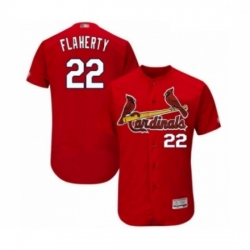 Men St. Louis Cardinals 22 Jack Flaherty Red Alternate Flex Base Authentic Collection Baseball Player Jersey