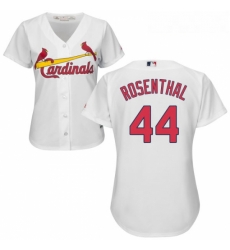 Womens Majestic St Louis Cardinals 44 Trevor Rosenthal Replica White Home Cool Base MLB Jersey