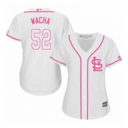 Womens Majestic St Louis Cardinals 52 Michael Wacha Authentic White Fashion MLB Jersey