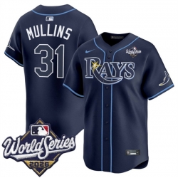 Men Tampa Bay Rays  31 Cedric Mullins Navy 2026 World Series Limited Stitched Baseball Jersey