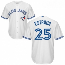 Youth Majestic Toronto Blue Jays 25 Marco Estrada Replica White Home MLB Jersey