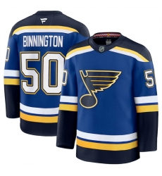 Men St  Louis Blues Active Player Custom Blue 2024 25 Home Stitched Hockey Jersey