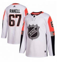 Youth Adidas Anaheim Ducks 67 Rickard Rakell Authentic White 2018 All Star Pacific Division NHL Jersey 