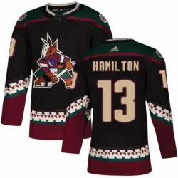 Youth Adidas Arizona Coyotes 13 Freddie Hamilton Premier Black Alternate NHL Jersey 