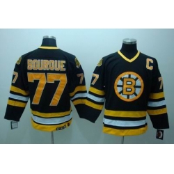 Boston Bruins 77 BOURQUE black CCM jerseys