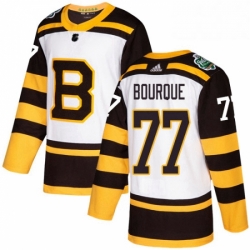 Mens Adidas Boston Bruins 77 Ray Bourque Authentic White 2019 Winter Classic NHL Jersey 