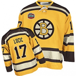 NEW Boston Bruins #17 Milan Lucic 2010 Winter Classic Premier Jersey