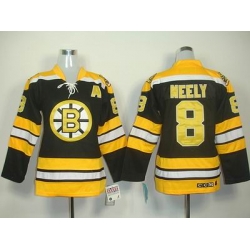 Women Boston Bruins 8 Cam Neely Black Jersey
