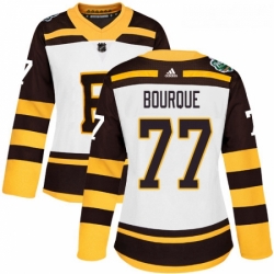 Womens Adidas Boston Bruins 77 Ray Bourque Authentic White 2019 Winter Classic NHL Jersey 