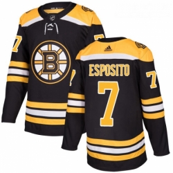 Youth Adidas Boston Bruins 7 Phil Esposito Premier Black Home NHL Jersey 