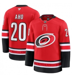 Men Carolina Hurricanes Active Player Custom Red 2024 25 Alternate Stitched Hockey Jersey