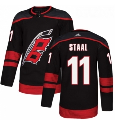 Youth Adidas Carolina Hurricanes 11 Jordan Staal Premier Black Alternate NHL Jersey 