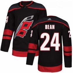 Youth Adidas Carolina Hurricanes 24 Jake Bean Premier Black Alternate NHL Jersey 