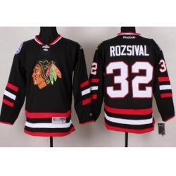 Chicago Blackhawks 32 Michal Rozsival Black 2014 Stadium Series NHL Jersey A PATCH