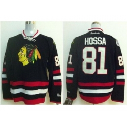 Chicago Blackhawks 81 Marian Hossa Black 2014 Stadium Series Jerseys