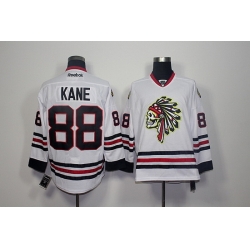 Chicago Blackhawks #88 Patrick Kane White Skull Reebok Authentic Stitched NHL Jersey