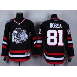 NHL Chicago Blackhawks #81 Marian Hossa Stitched black jerseys[2014 new]