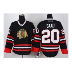 NHL Jerseys Chicago Blackhawks #20 Saad black