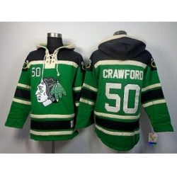 NHL Jerseys Chicago Blackhawks #50 Crawford green[pullover hooded sweatshirt]