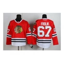 NHL Jerseys Chicago Blackhawks #67 frolik red