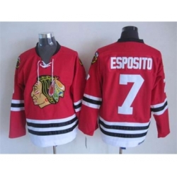 nhl jerseys chicago blackhawks 7 esposito red[m&n][esposito]