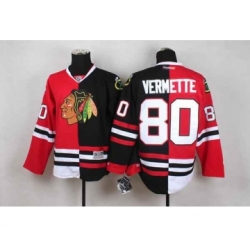 nhl jerseys chicago blackhawks #80 vermette black-red[split]