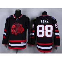 nhl jerseys chicago blackhawks #88 kane black-1[2014 Stadium Series][the skeleton head]