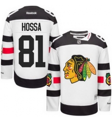 Blackhawks #81 Marian Hossa White 2016 Stadium Series Stitched Youth NHL Jersey