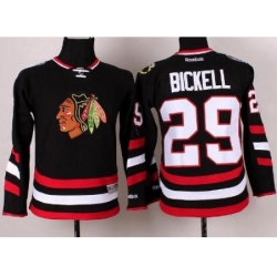 Youth Chicago Blackhawks 29 Bryan Bickell Black 2014 Stadium Series Jersey