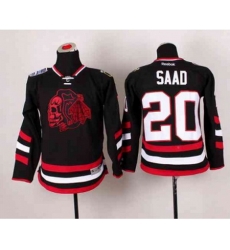 youth nhl jerseys chicago blackhawks #20 saad black[2014 new stadium][the skeleton head]