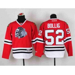 youth nhl jerseys chicago blackhawks #52 bollig red-1[the skeleton head]