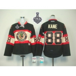 youth nhl jerseys chicago blackhawks #88 kane black[2015 stanley cup]