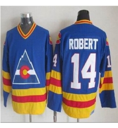 Colorado Avalanche #14 Rene Robert Blue CCM Throwback Stitched NHL Jersey