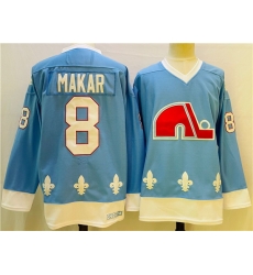 Men Colorado Avalanche 8 Cale Makar Blue Stitched Jersey