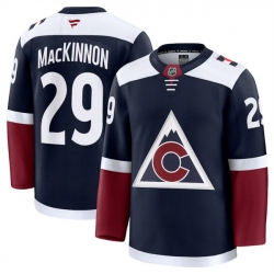 Men Colorado Avalanche Active Player Custom Navy 2024 25 Alternate Stitched Jersey