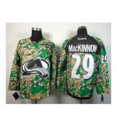 NHL Jerseys Colorado Avalanche #29 Mackinnon Camo Jerseys