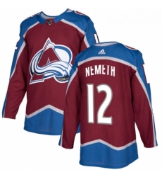 Youth Adidas Colorado Avalanche 12 Patrik Nemeth Premier Burgundy Red Home NHL Jersey 