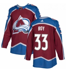 Youth Adidas Colorado Avalanche 33 Patrick Roy Premier Burgundy Red Home NHL Jersey 