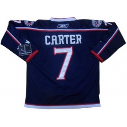 Columbus Blue Jackets #7 Jeff Carter Dark Blue 10TH NHL ice hockey Jerseys