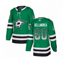 Mens Adidas Dallas Stars 60 Ty Dellandrea Authentic Green Drift Fashion NHL Jersey 