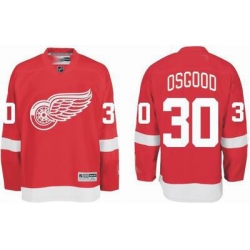 Detroit Red Wings #30 Chris Osgood Red Hockey Jersey