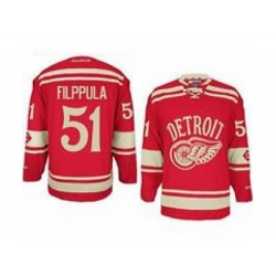 NHL Jerseys Detroit Red Wings #51 Valtteri Filppula red(2014 winter classic)