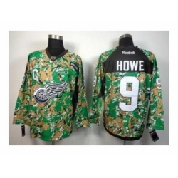 NHL Jerseys Detroit Red Wings #9 Howe Camo[patch C]