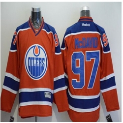 Edmonton Oilers #97 Connor McDavid Orange Stitched NHL Jersey