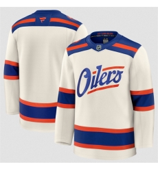 Men Edmonton Oilers Blank Light Beige Alternate Stitched Hockey Jersey Men Edmonton Oilers Blank Light Beige Alternate Stitched Hockey Jersey