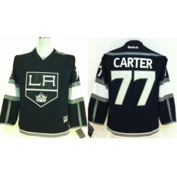 Kids Los Angeles Kings 77 Jeff Carter Black NHL Jerseys