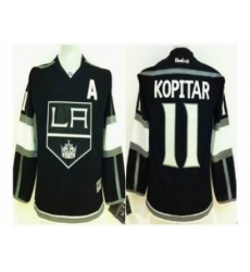 Youth nhl jerseys los angeles kings #11 kopitar black[patch A]